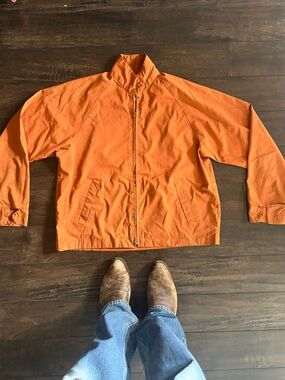 1950s Men's Distressed Zip-Front Jacket